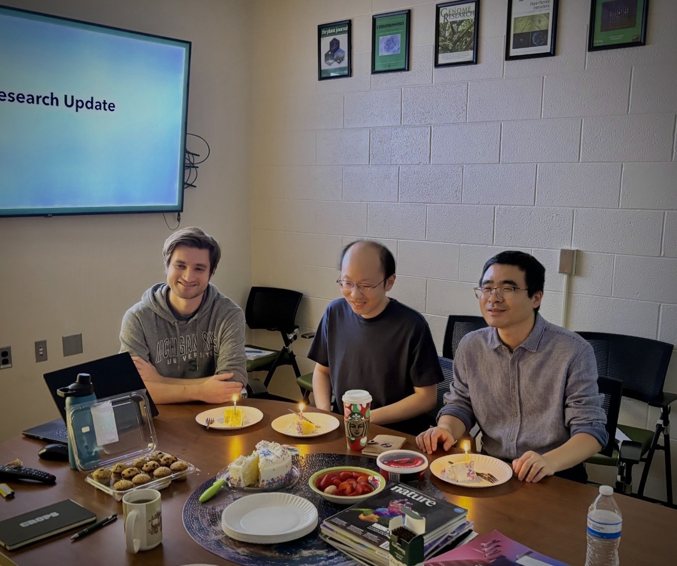 Brandon, Haoyang and Yingbo celebrate their birthdays